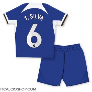 Chelsea Thiago Silva #6 Prima Maglia Bambino 2023-24 Manica Corta (+ Pantaloni corti)